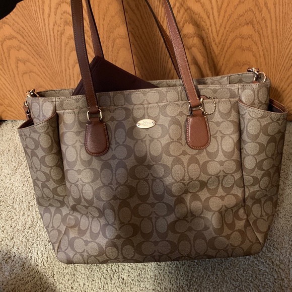 Coach Diaper Bag - Picture 1 of 3